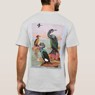 鵜の種2、表裏の絵 Tシャツ