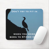 鵜を立てて下さい マウスパッド (マウス)