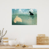 鵜・白ヘロン1789 ポスター (キッチン)