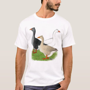 鵞鳥: タフテッドトリオ Tシャツ