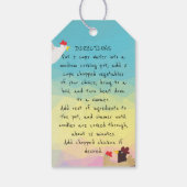 鶏おもしろいの自家製スープレシピ ギフトタグ (裏面)