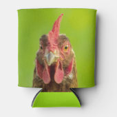 鶏おもしろい農動物 缶クーラー (正面)