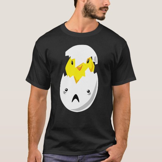 鶏および卵 Tシャツ (正面)