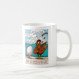 鶏か卵のマグ コーヒーマグカップ