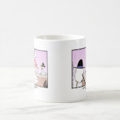 鶏か卵?ギフトおもしろいと収集品 コーヒーマグカップ (中央)