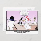 鶏か卵?ギフトおもしろいと収集品 ポストカード (正面/裏面)