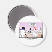 鶏か卵？ギフトおもしろいと収集品 マグネット (正面/裏面)