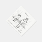 鶏か卵 スタンダードカクテルナプキン (角)