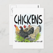 鶏がおいしい! ポストカード (正面/裏面)