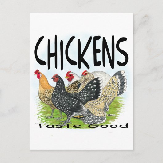 鶏がおいしい! ポストカード (正面)