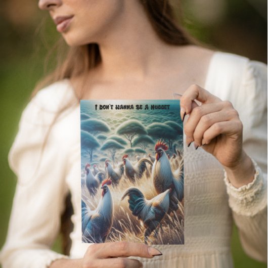 鶏がローミングフリー ポストカード