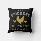 鶏がヴィンテージ農家 クッション (裏面)