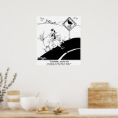 鶏が向こう側へ行かない ポスター (キッチン)