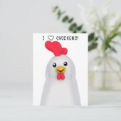 鶏が大好き！ ポストカード (スタンド正面)