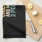 鶏が好きなチキンアート キッチンタオル (四つ折り)