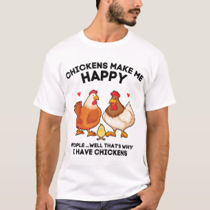 鶏が幸せにしてくれる…だから持っている Tシャツ