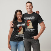 鶏が私に言い争っても無意味だと思った 10 Tシャツ (ユニセックス)