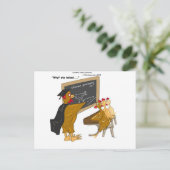 鶏が道路の哲学を横断すおもしろいる ポストカード (スタンド正面)