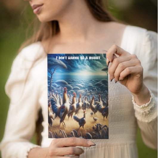 鶏が野を飛ぶ ポストカード