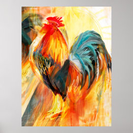 鶏が鳴く ポスター