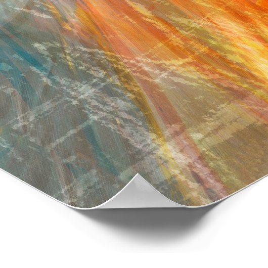 鶏が鳴く ポスター (角)