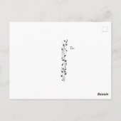 鶏さびたバケツ粘土ポットタイル国 ポストカード (裏面)