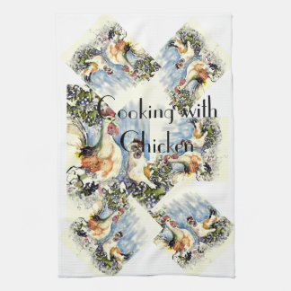 鶏との調理 キッチンタオル