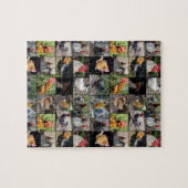 鶏とローターの写真コラージュ ジグソーパズル (横)