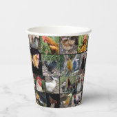 鶏とローターの写真コラージュ 紙コップ (裏面)