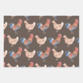 鶏とローター ラッピングペーパーシート (正面3)