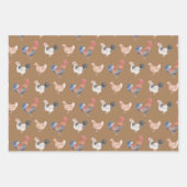 鶏とローター ラッピングペーパーシート (正面2)