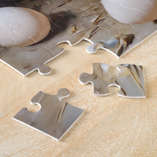 鶏と卵 ジグソーパズル (側面)