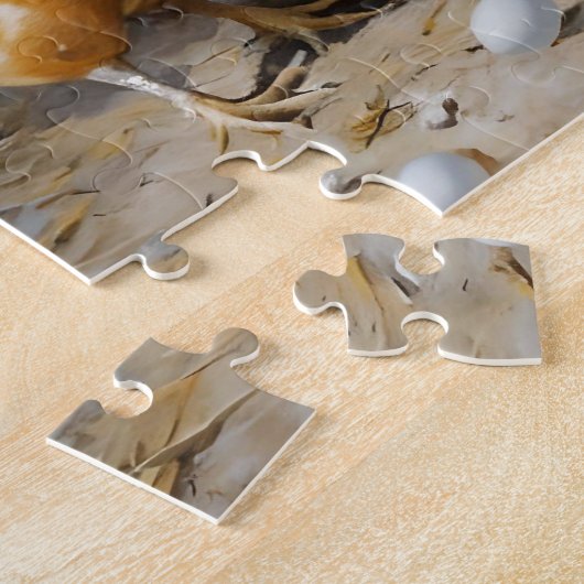 鶏と卵 ジグソーパズル (側面)