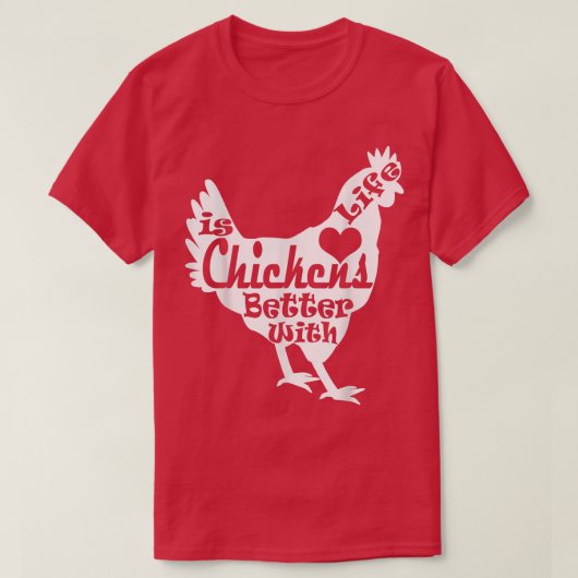 鶏と生活がより良い農家ママパパパルトラ Tシャツ (デザイン正面)