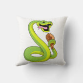 鶏と蛇 クッション (裏面)