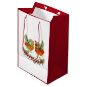 鶏と雌鶏 ミディアムペーパーバッグ (正面アングル)