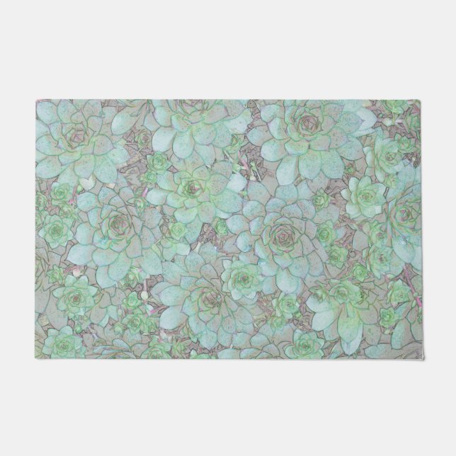 鶏と雛 ドアマット (正面)