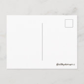 鶏と風船のポストカード ポストカード (裏面)