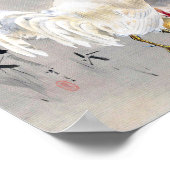 鶏と鶏と雛、渡辺聖亭 ポスター (角)