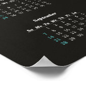 鶏と鶏のカレンダー～プリント ポスター (角)