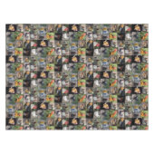 鶏と鶏のコラージュ テーブルクロス (正面(横))