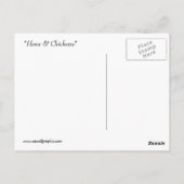 鶏と鶏のポストカード ポストカード (裏面)