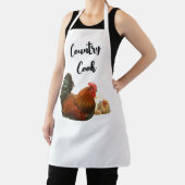 鶏と鶏の国調理師エプロン エプロン (インサイチュ)