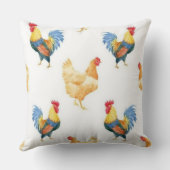 鶏と鶏 クッション (裏面)