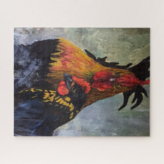 鶏と鶏 ジグソーパズル (横)