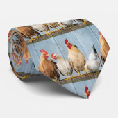 鶏と鶏 ネクタイ (ロール)