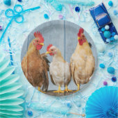 鶏と鶏 ペーパープレート (パーティー)