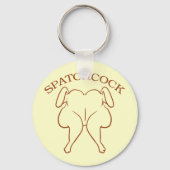 鶏のへら キーホルダー (正面)