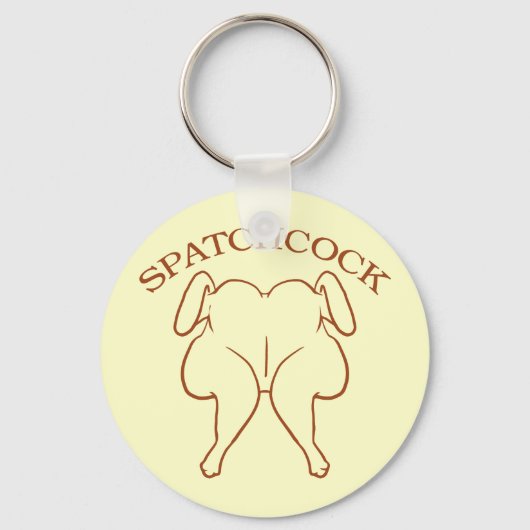 鶏のへら キーホルダー (正面)