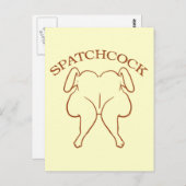 鶏のへら ポストカード (正面/裏面)